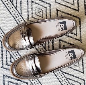 Cute Metallic Loafers
